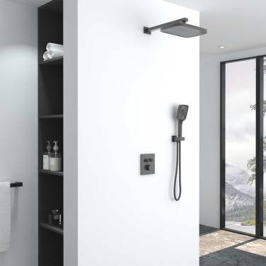 Vincea VSFW-321MT1GM встраиваемый, термостат, двухрежимный, вороненая сталь