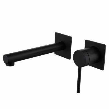 ABBER Emotion AF8812B для раковины скрытого монтажа, черный матовый