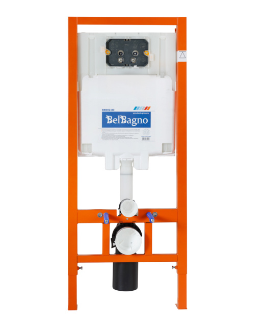 BelBagno BB002-80/BB009-MR-BIANCO с кнопкой смыва Белый