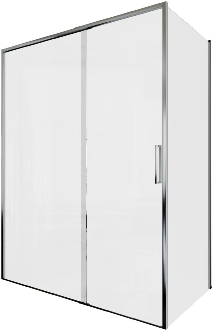 Aquanet Pleasure Evo 150x80 AE65-150x80-CT профиль хром, прозрачное стекло без поддона