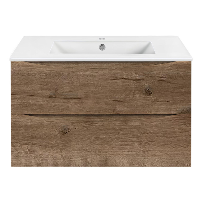 Vincea Mia 750 подвесная, 2 выкатных ящика soft close, V.Oak