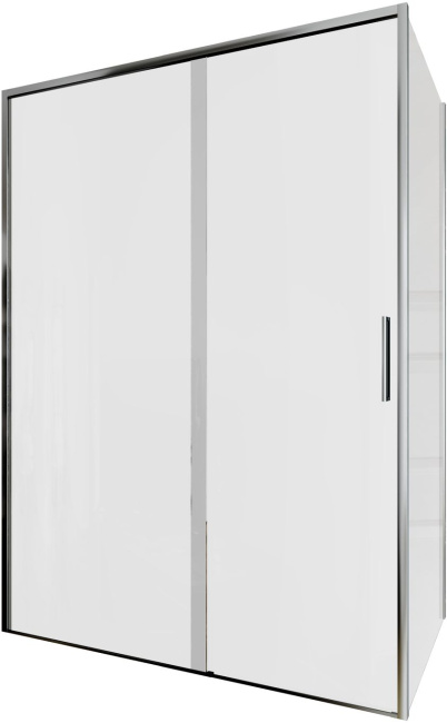 Aquanet Pleasure Evo 140x80 AE65-140x80-CT профиль хром, прозрачное стекло без поддона
