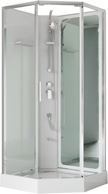 Aquanet Passion P 3.0 90x90, прозрачное стекло