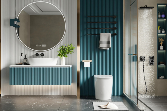 ABBER Bequem AC1114P приставной белый с импульсным смывом