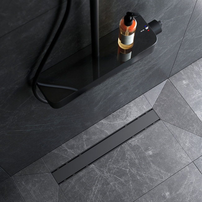 Am.Pm PrimeFlow 60 W02SC-U11-060-04BM с Черной матовой решеткой / под плитку Tile