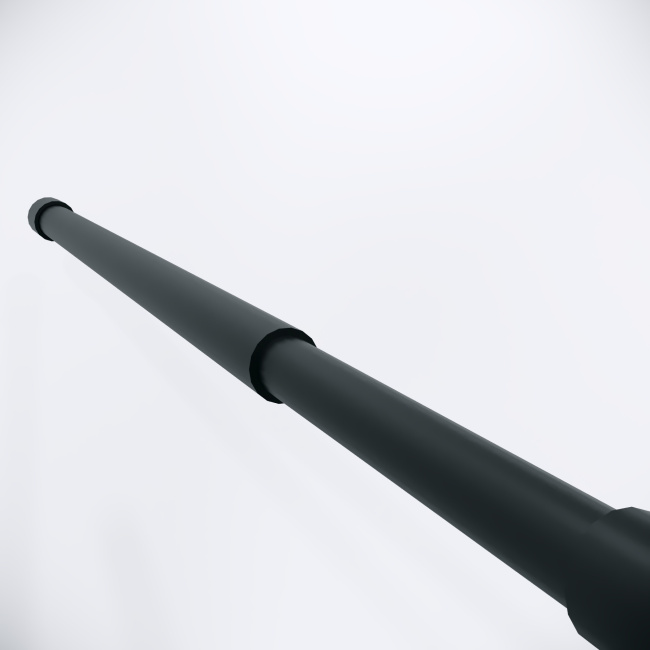Niagara Nova NG-671-10BLACK (100х200) черный матовый,раздвижная,стекло прозрачное,1 место