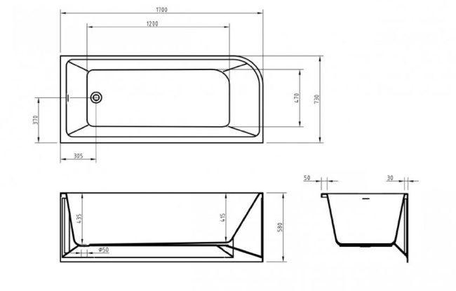 BelBagno BB712-1700-730-R