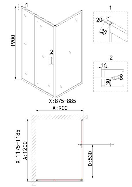 Niagara Nova NG-43-12AG 120x190