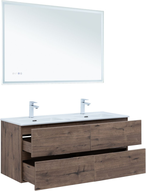 Aquanet Алвита New 60 2 ящика, дуб веллингтон табак (00334184)