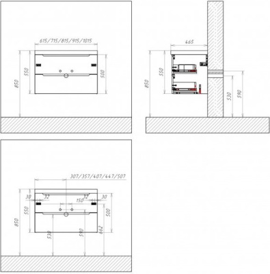 BelBagno Etna 92 см ETNA-900-2C-SO-BL-P