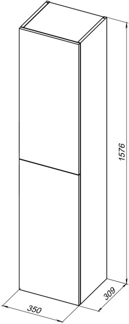 Aquanet Алвита New 35 белый матовый
