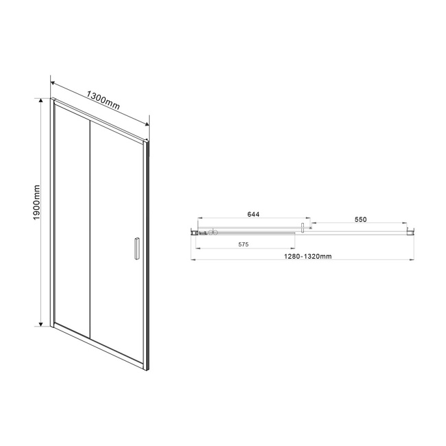Vincea Garda VDS-1G130CLGM, 1300, вороненая сталь, стекло прозрачное