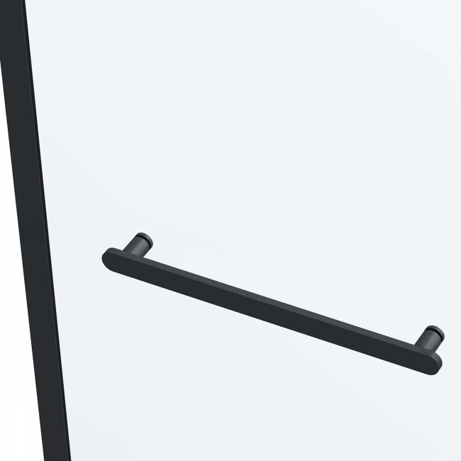 Vincea Como Soft VSR-1CS1011CLB, 1100*1000, черный, стекло прозрачное