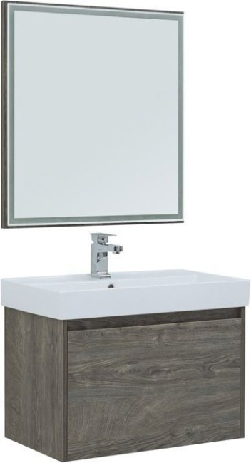 Aquanet Nova Lite 75 дуб рошелье (1 ящик)