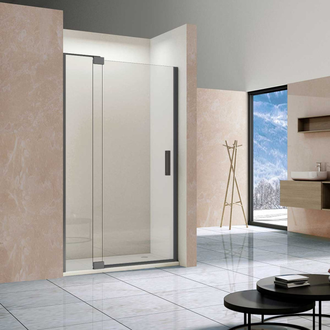 Vincea Extra VDP-1E1112CLGM, 1100/1200, вороненая сталь, стекло прозрачное