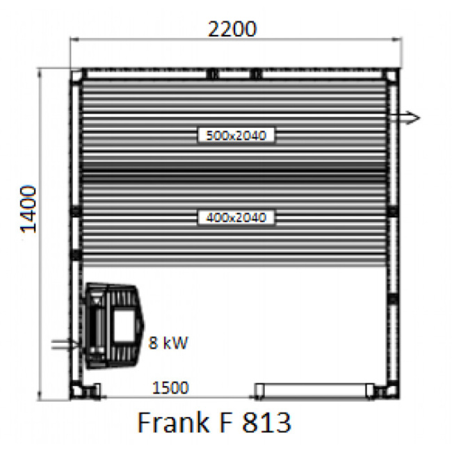 Frank F 813 (220x140x210) Липа Экстра