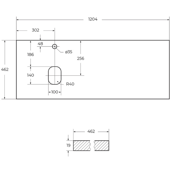 BelBagno 120 EK-120-AS-BO-L Bianco Opaco