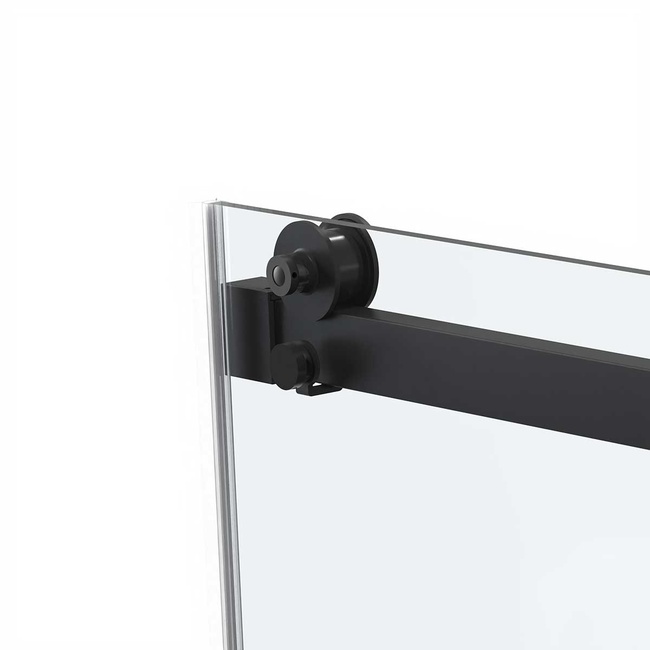 Vincea Como Soft VSR-1CS1011CLB, 1100*1000, черный, стекло прозрачное