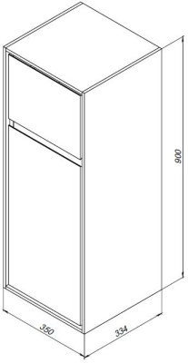 Aquanet Милан 35 черный глянец (00306376)