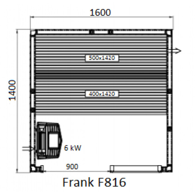 Frank F 813 (220x140x210) Липа Экстра