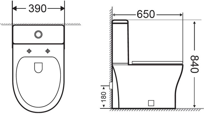 Aquanet Rimless Roll 2-C CL-12289