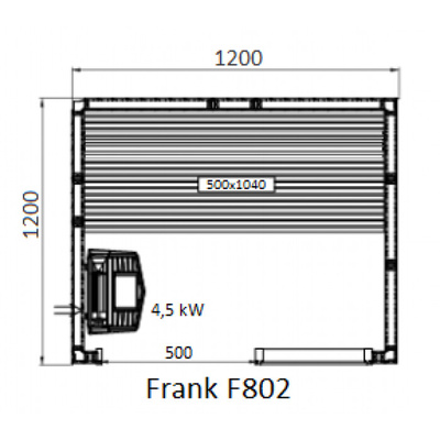 Frank F 802 (120x120x210) Липа Экстра