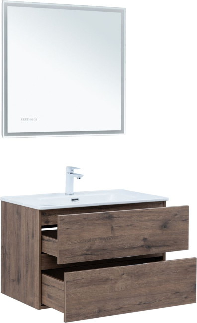 Aquanet Алвита New 80 2 ящика, дуб веллингтон табак (00334186)
