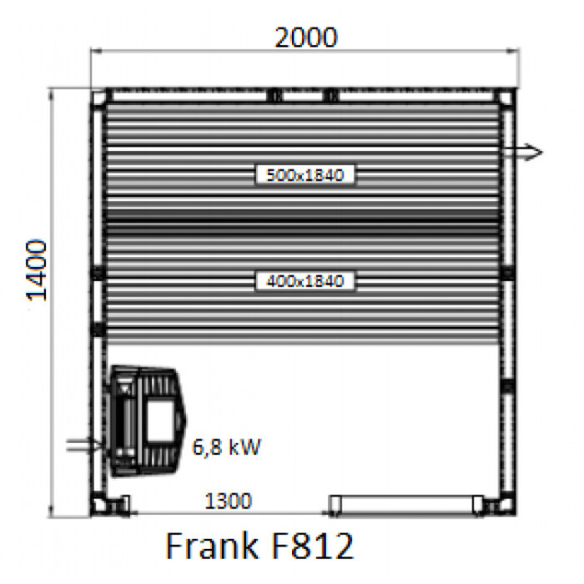 Frank F 813 (220x140x210) Липа Экстра