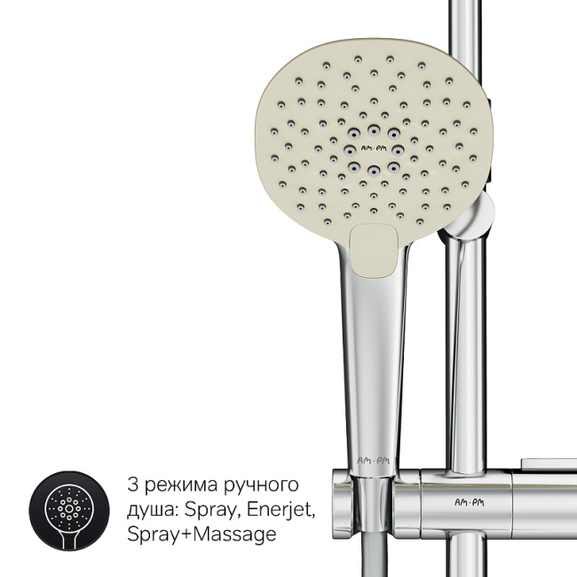 AM.PM Spirit V2.0 F0770A400 с термостатом Хром