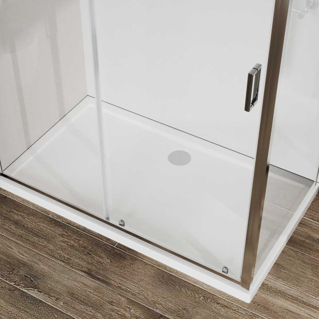Vincea City VSR-5CT9011CL, 1100*900, хром, стекло прозрачное без поддона