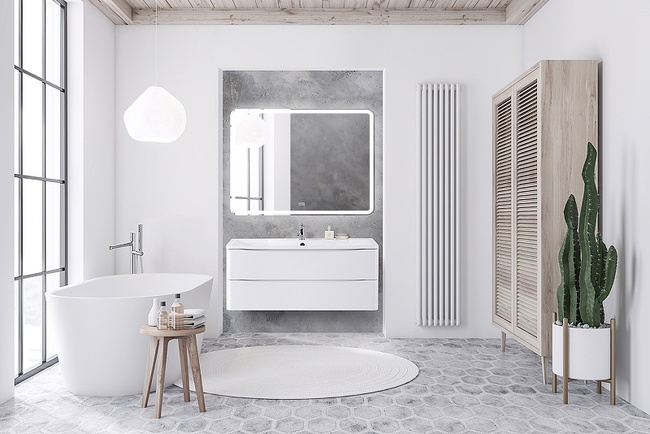 BelBagno 120 BB1200/455-LV-MR-ALR Белая