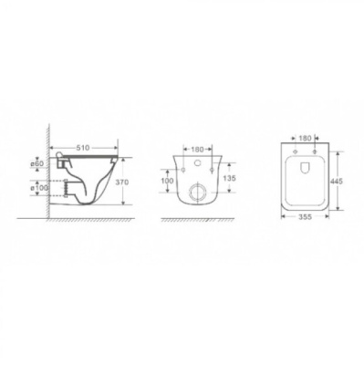 Комплект (инсталляция+унитаз+кнопка) WeltWasser MARBERG 507 + ROTBACH 004 GL-WT + MAR 507 SE