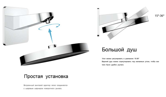 Vincea Inspire VSFW-3I22MT3RMB встраиваемый, термостатический, двухрежимный, черный