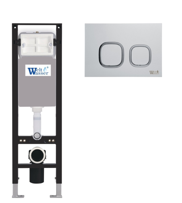 WELTWASSER WW AMBERG 350 MT-CR 10000012281 кнопка матовый хром