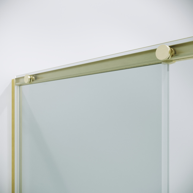 Niagara Nova NG-44-12ASG (120х195) раздвижная,золото сатин,стекло прозрачное,1 место