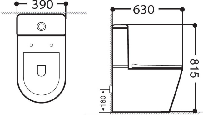 Aquanet Rimless Atago 2.0 C1 LX-2904