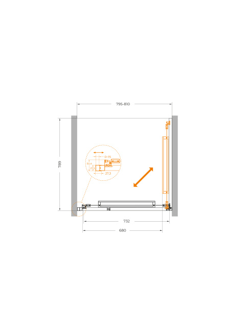 CEZARES LUX-B-FS-1-80-C-CR