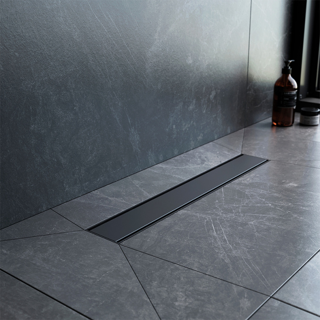 Am.Pm PrimeFlow 50 W02SC-U11-050-04BM с Черной матовой решеткой / под плитку Tile