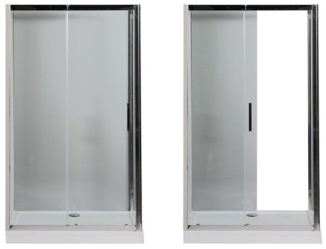 Aquanet Delta NPE1131 150x80, прозрачное стекло без поддона