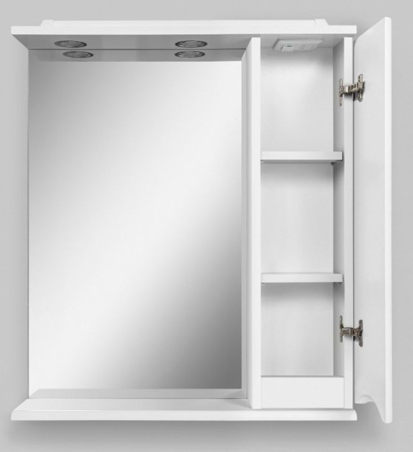 BelBagno Marino 60x75 MARINO-SPC-600/750-1A-BL-P-R правое с подсветкой