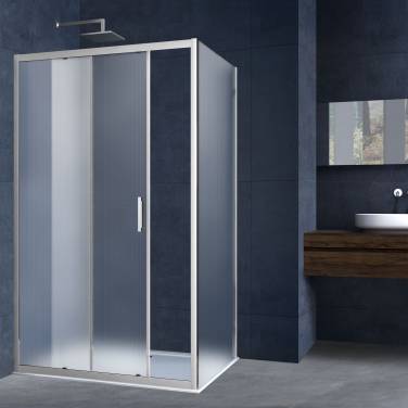 Vincea Alpha VSR-3AL8013MT, 1300x800, хром, стекло текстурное без поддона