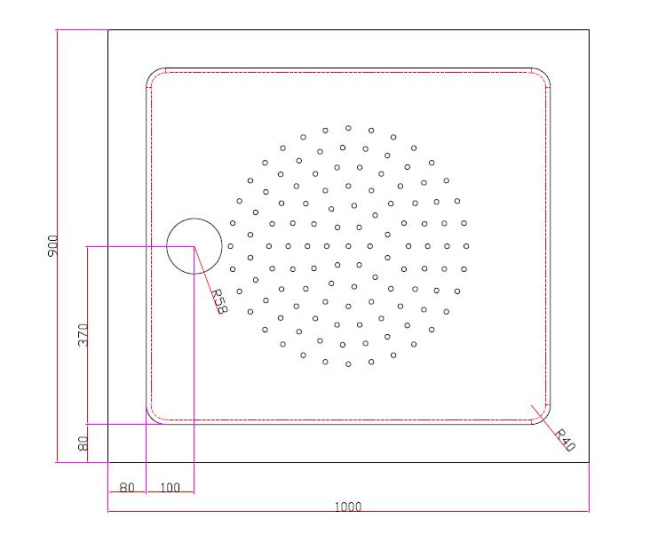 CEZARES TRAY-A-AH-100/90-15-W